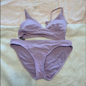 purple bikini